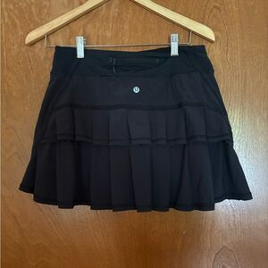 lululemon athletica Black Pleated Skirt
